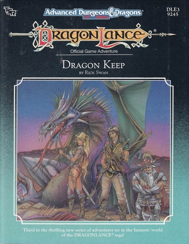 Advanced Dungeons & Dragons 2nd Edition - Dragonlance - Dragon Keep (B-Grade) (Genbrug)